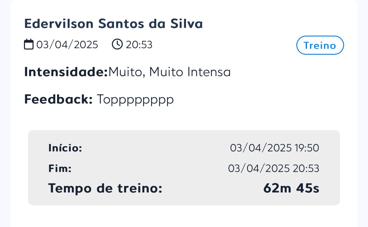 Feedback – Edervilson Santos