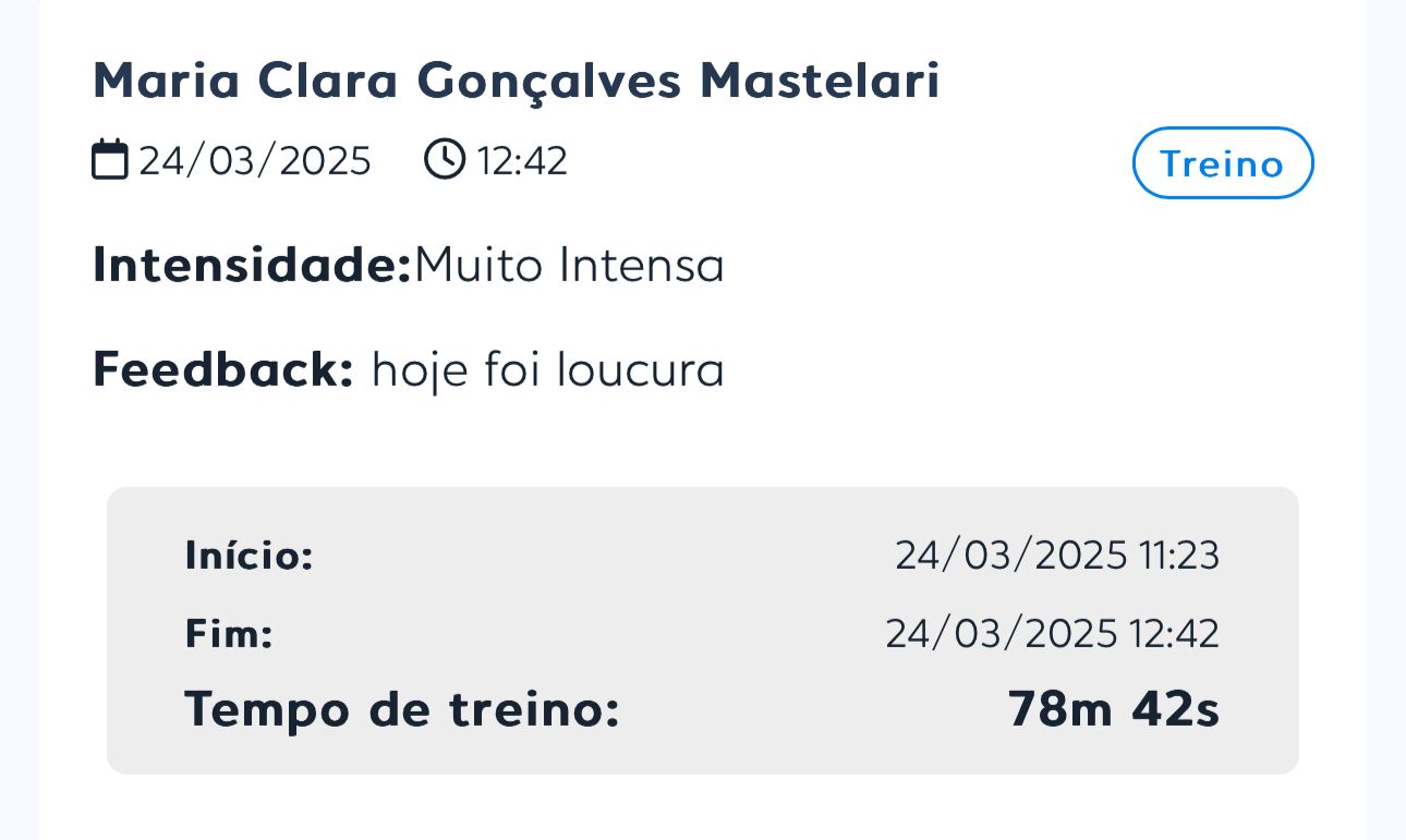 Feedback – Maria Clara